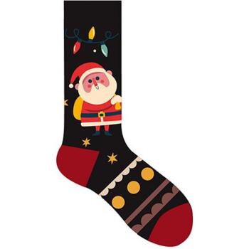 1 Paar Warme Kerstman Sokken