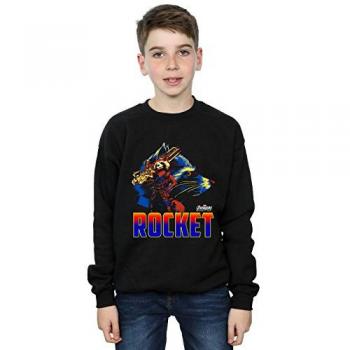 Avengers Infinity War Rocket Character Hoodie for Boys