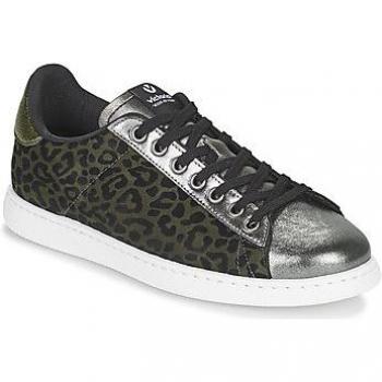 Baskets Victoria Femme Kaki Léopard 35