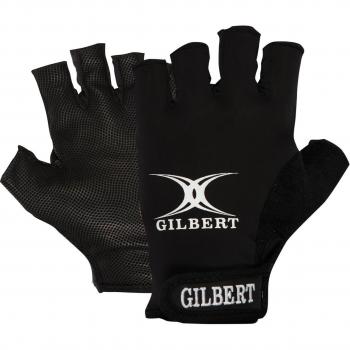 XXL Black Gilbert Rugby Gloves – Men's Synergy Edition