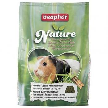 Beaphar Nature Premium Guinea Pig Food 3 Kg High Fiber Vitamin Rich 30 Herbs & Plants