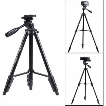 Aluminum Yunteng VCT‑680 Portable Tripod with DV Shock Head