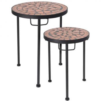 Table à manger extérieure ProGarden 2 pièces mosaïque