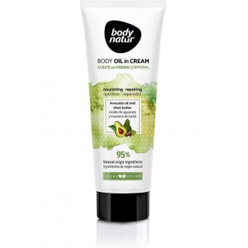 Body Natur Crème Huile Avocat Beurre de Karité 200ml