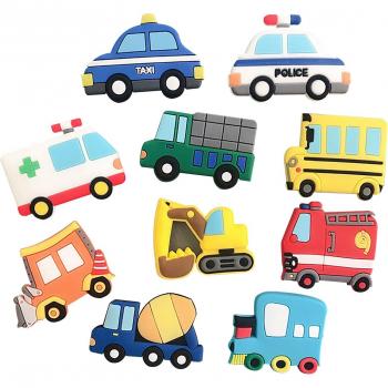 10-Piece Cartoon Magnets for Preschoolers