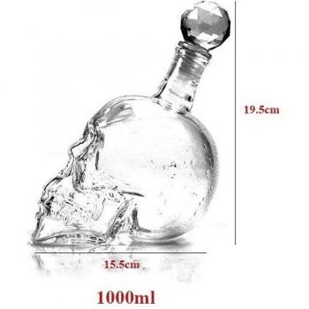 Vaso de Whisky Calavera 1000 ml