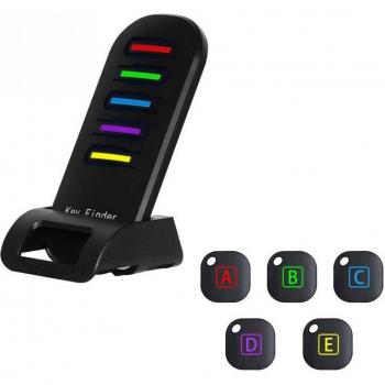 Wireless Key Locator with Whistle and 5 Receivers