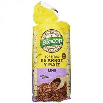 Biocop Tortitas Arroz Maíz Lino 200Gr