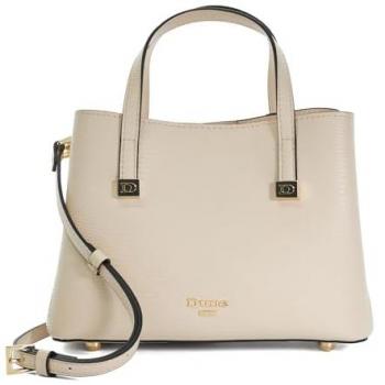 Dune London Dinkydorrio Beige Tote – Croc‑Effect Design