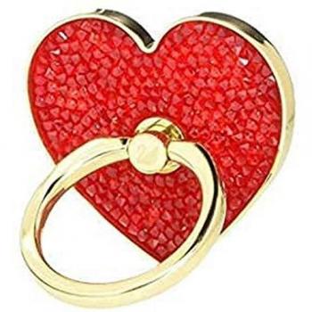 Anillo Swarovski Glam Rock, Corazón, Rojo, Baño tono oro Rosa
