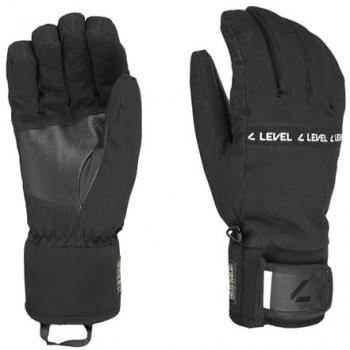 LEVEL Hawk Herren Ski-Handschuhe – Schwarz, 7 US Größe