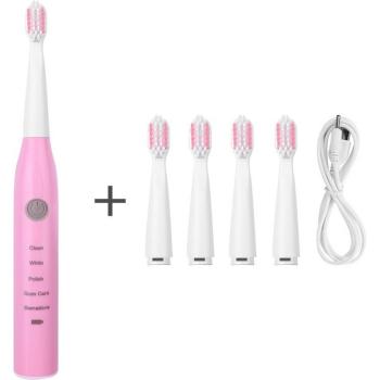 USB Rechargeable Ultrasonic Toothbrush for Teeth Whitening