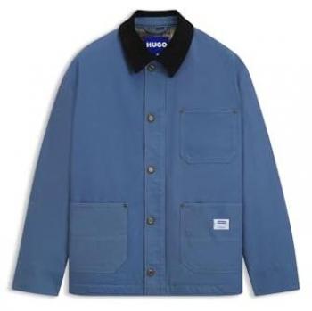 Veste Oversize BOSS en Velours Bleu