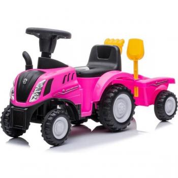 Tracteur à Pousser New Holland pour Enfants Rose