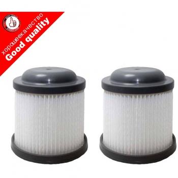 Filtres de rechange Black & Decker 2 pièces pour aspirateurs PVF110, PHV1210 & PHV1810