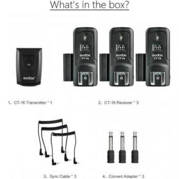 Godox CT-16 Wireless Trigger for Studio Flash