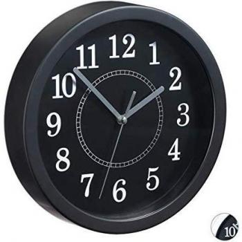 Horloge Murale 20 cm en Plastique et Métal