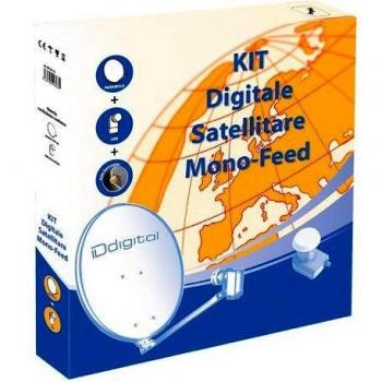 Kit Mono Feed de Antena Satelital IDDigital 80119
