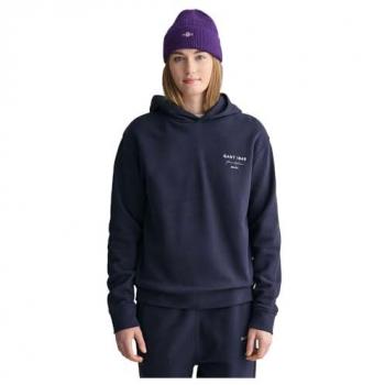 Felpa Gant con Cappuccio 90689 Blu Notte 16 Anni