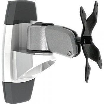 SpeaKa Professional SP-3947552 Adjustable Monitor Wall Mount 10-32 Silver-Black