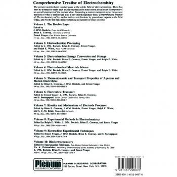 Comprehensive Treatise of Electrochemistry