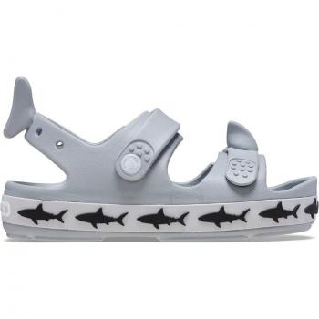 Sandali Crocs per Bambini Piccoli Crocband Cruiser Shark Grigio EU 23-24