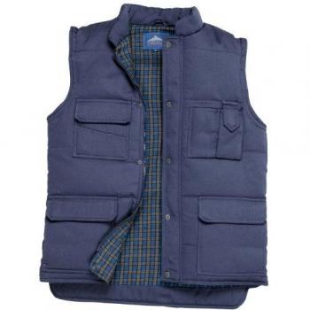 Portwest S414NARS Shetland Body warmer, Regular, Size Small, Navy