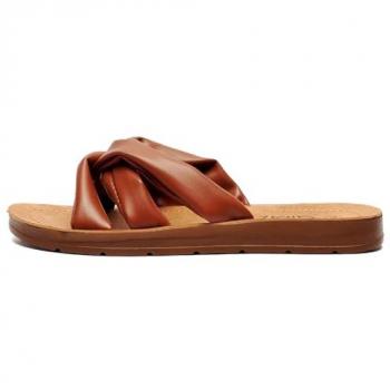 Divaz Zurich Vegan Summer Slider Female Tan UK Size 4