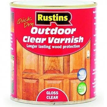 Rustins Outdoor Clear Varnish 250ml Gloss