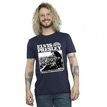 T-shirt Elvis Mens Charmeur de Coeurs