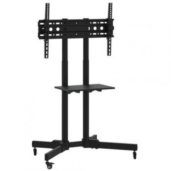Vidaxl Rolling TV Stand for 32-70 Inch Screens, Max VESA 600x400 mm, 50kg Capacity