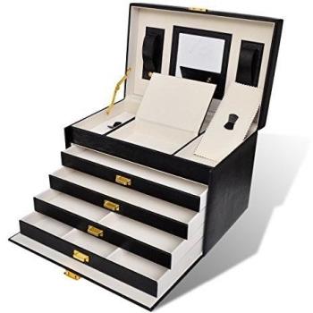 Joyas en Reflejo: Caja de 4 Compartimentos