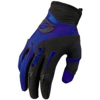 O'NEAL MX MTB Handgelenk-Glove – Herren – Schwarz/Blau – 2XL (XXL) – Belüftete Innenfläche