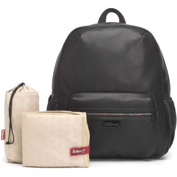 Baby‑Rucksack Luna BM4492 – Reiserucksack, vegan, schwarz