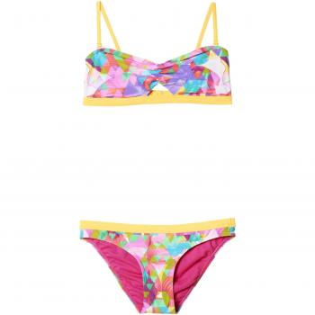 Adidas Damen Badeanzug Allover Print Sonnenschein/Knallrosa 38C – AJ7946