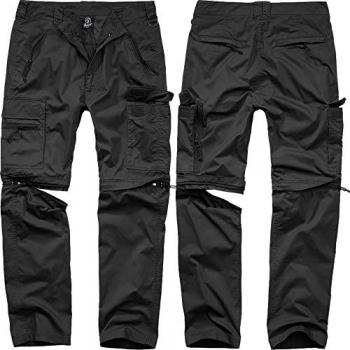 Pantalon Cargo Brandit – Pantalon Combi All Terrain – Noir – Hommes – S à 3XL