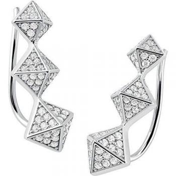Pendientes Michael Kors PYRAMID en Plata y Cristales