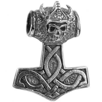 Kuzzoi Herrenschmuck: Thor’s Hammer‑Anhänger, keltischer Knoten, 925 Silber