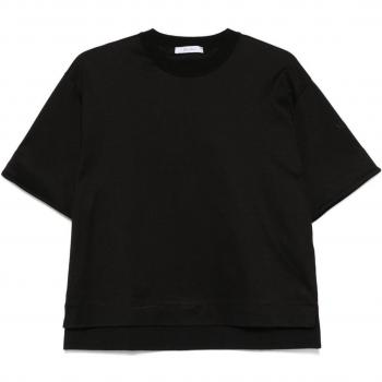 M Medium Black Max Mara T‑Shirt with Emblem