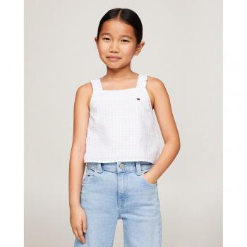 Top de niña con tirantes fruncidos Tommy Hilfiger