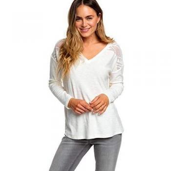 Roxy T-shirt Longues Manches Femme You Gotta Be Snow White L