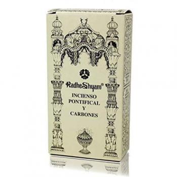 Radhe Shyam 1600180 Mini‑Räucherstäbchen „Kohle & Farben“ – Pontifical