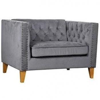 Grey Velvet Birlea Florence Lounge