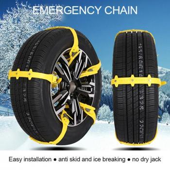 10 pièces de chaînes de sécurité pour pneus neige