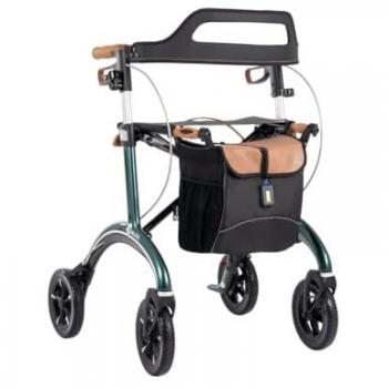 Saljol Carbon Rollator 1 Stück, faltbar, grün