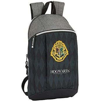 Safta Mini Mochila Harry Potter, 220x100x390 mm, Negro/Gris