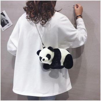Panda Plush Toy Bag for Students