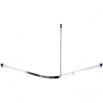 Barre de douche aluminium brillante 90 × 90 cm – Variante Ridder 520000‑350