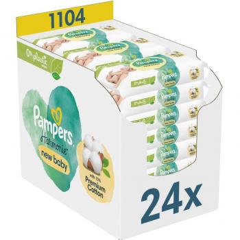 Pampers Våtservetter, Harmony New Baby, 1.104 stycken (24 x 46 stk)