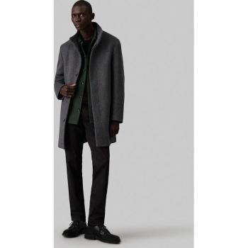Abrigo Calvin Klein para hombre con cuello chimenea